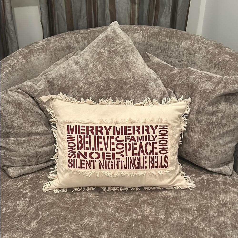 Farmhouse Holiday Pillow down Feather Insert